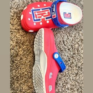 LA Clippers crocs M8/W10